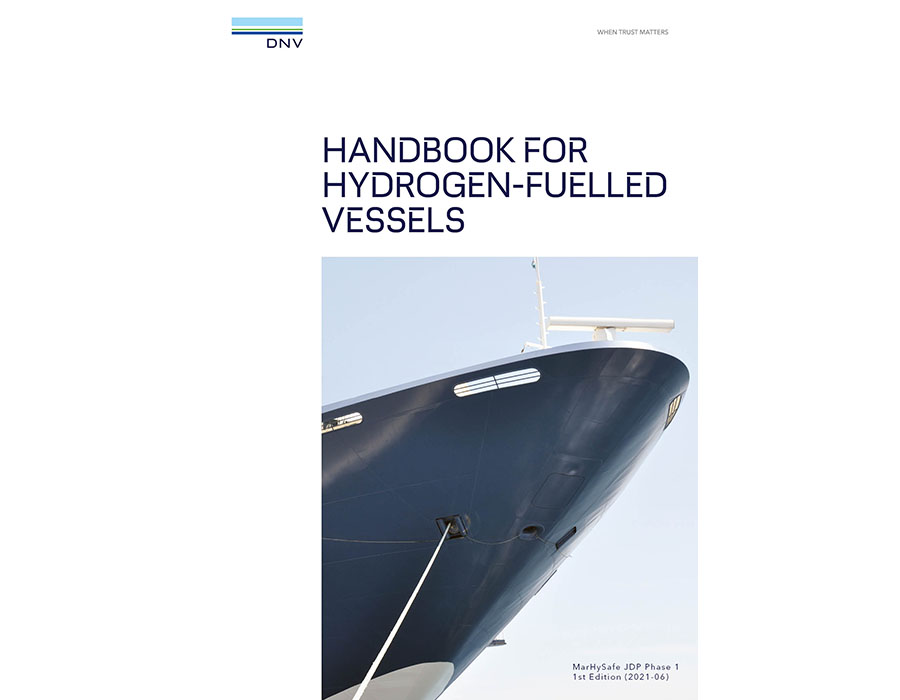 Handbook for hydrogen fuelled vessels title