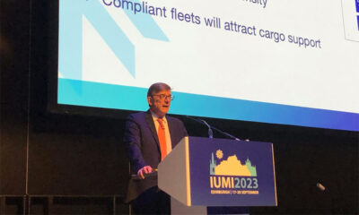 International Union of Marine Insurance President Frederic Denefle