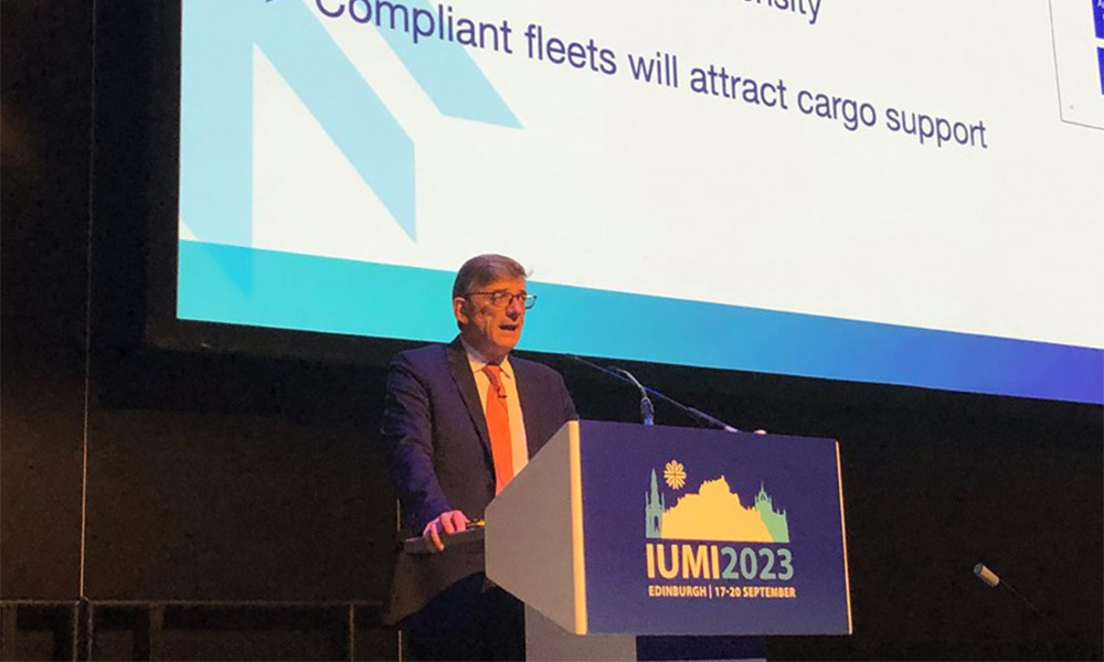 IUMI: Shipping’s move to net-zero is welcome but new risks must be understood and insured 26 International Union of Marine Insurance President Frederic Denefle