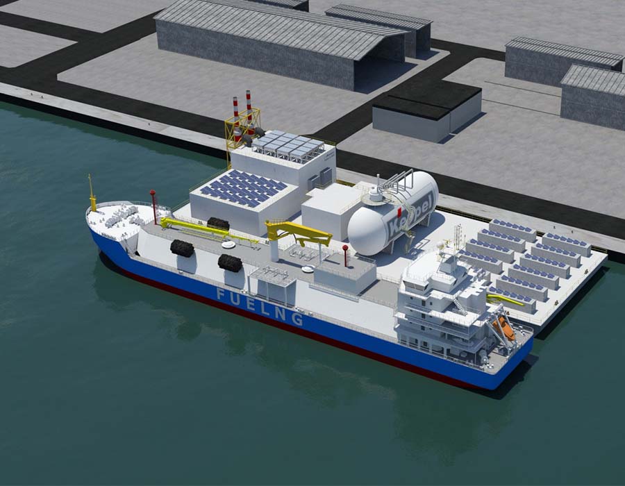 Keppel O&M LNG bunkering facility scheduled to start operations by end 2021 26 Keppel Offshore Marine Floating Living Lab