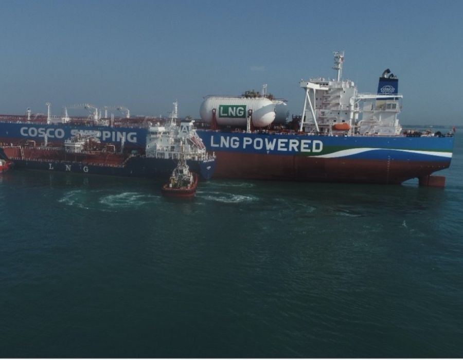 LNG fuelled VLCC Yuan Rui Yang