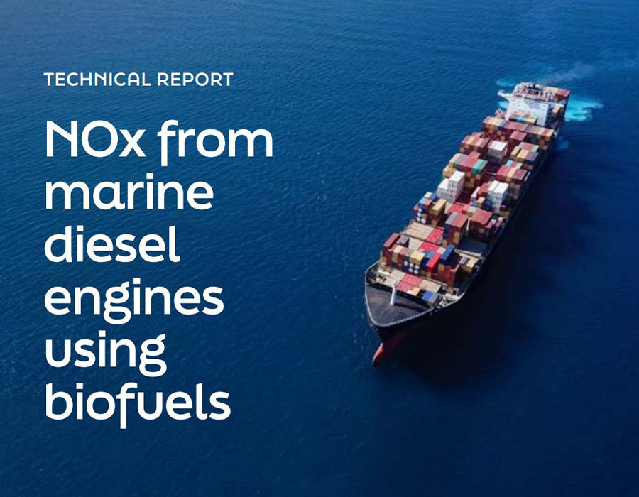 Lloyd’s Register releases ‘Technical Report: NOx from marine diesel engines using biofuels’ 26 LR technical report NOx from marine diesel engines using biofuels