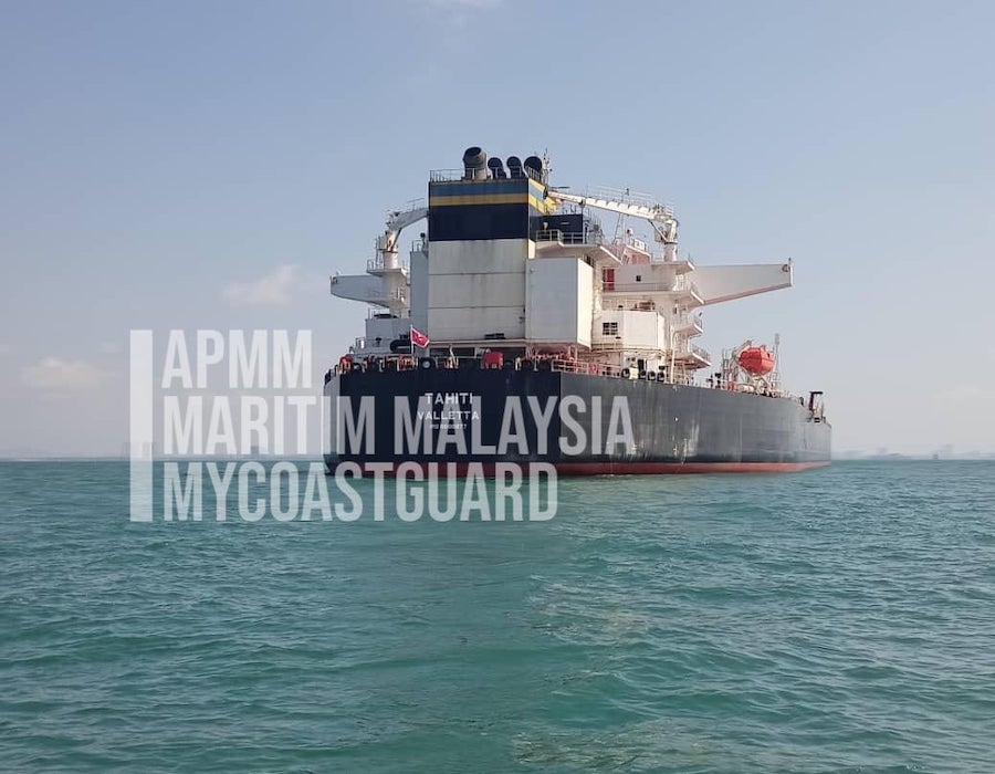 MMEA detains tanker ‘MT Tahiti’ in Malacca waters for anchoring without a permit 26 MMEA 1.1