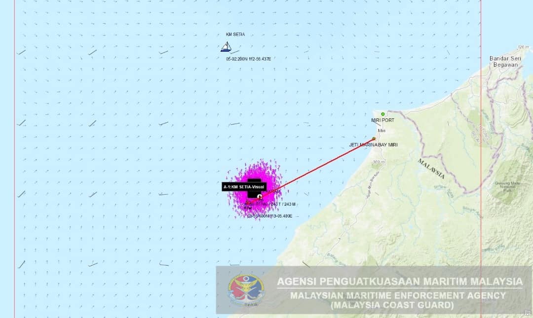 Malaysia: Crewman missing as “Banga 2” tanker sinks in storm off Sarawak