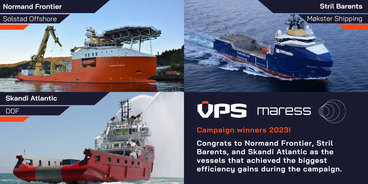 VPS records 10,000 tonnes of CO2 emission cut from campaign with top OSV players 30 MSC Winners 1
