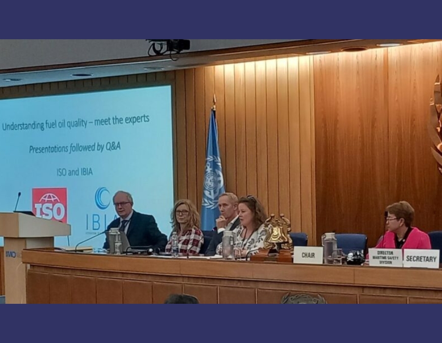 IBIA and ISO provide key input on bunker fuel quality to IMO meeting 28 IBIA and ISO provide key input on fuel quality to IMO meeting