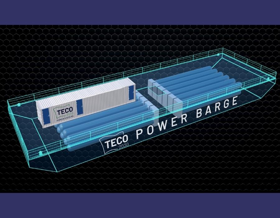 TECO 2030 launches new floating zero-emission power supply product concept 28 TECO 2030 launches new product concept of a floating zero-emission power supply