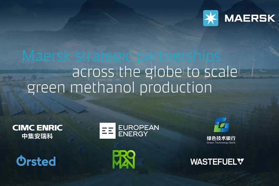 Maersk engages in strategic partnerships across the globe to scale green methanol production by 2025