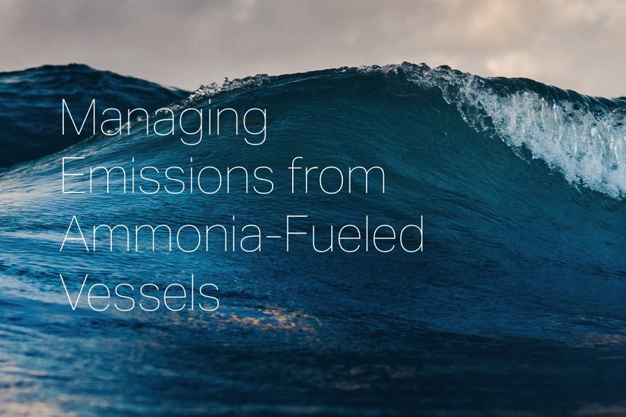 Managing emissions from ammonia fueled vessels