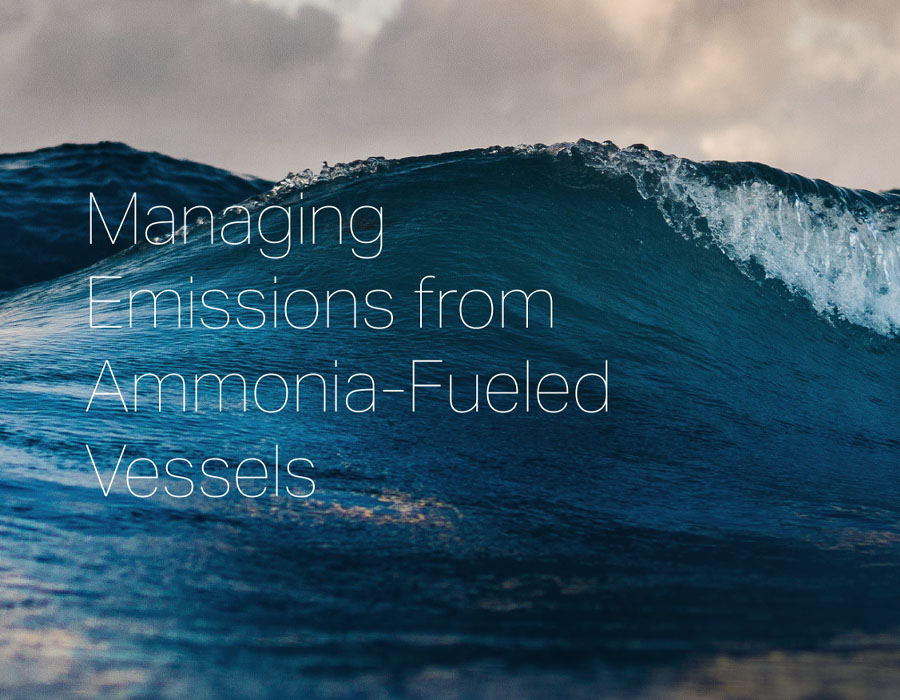 Report: Maritime emission risks not a ‘showstopper’ for ammonia-based fuel pathways 26 Managing emissions from ammonia fueled vessels