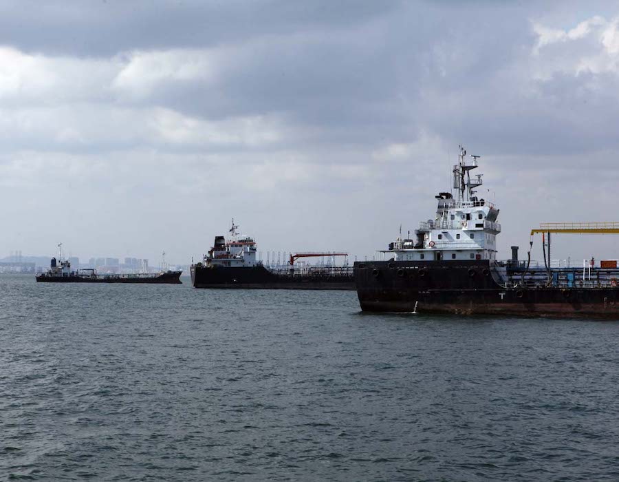 Bunkering Vessels at Singapore