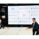 Marcelino Oreja CEO of Enagas and John A. Bassadone CEO of Peninsula at the signing of the agreement