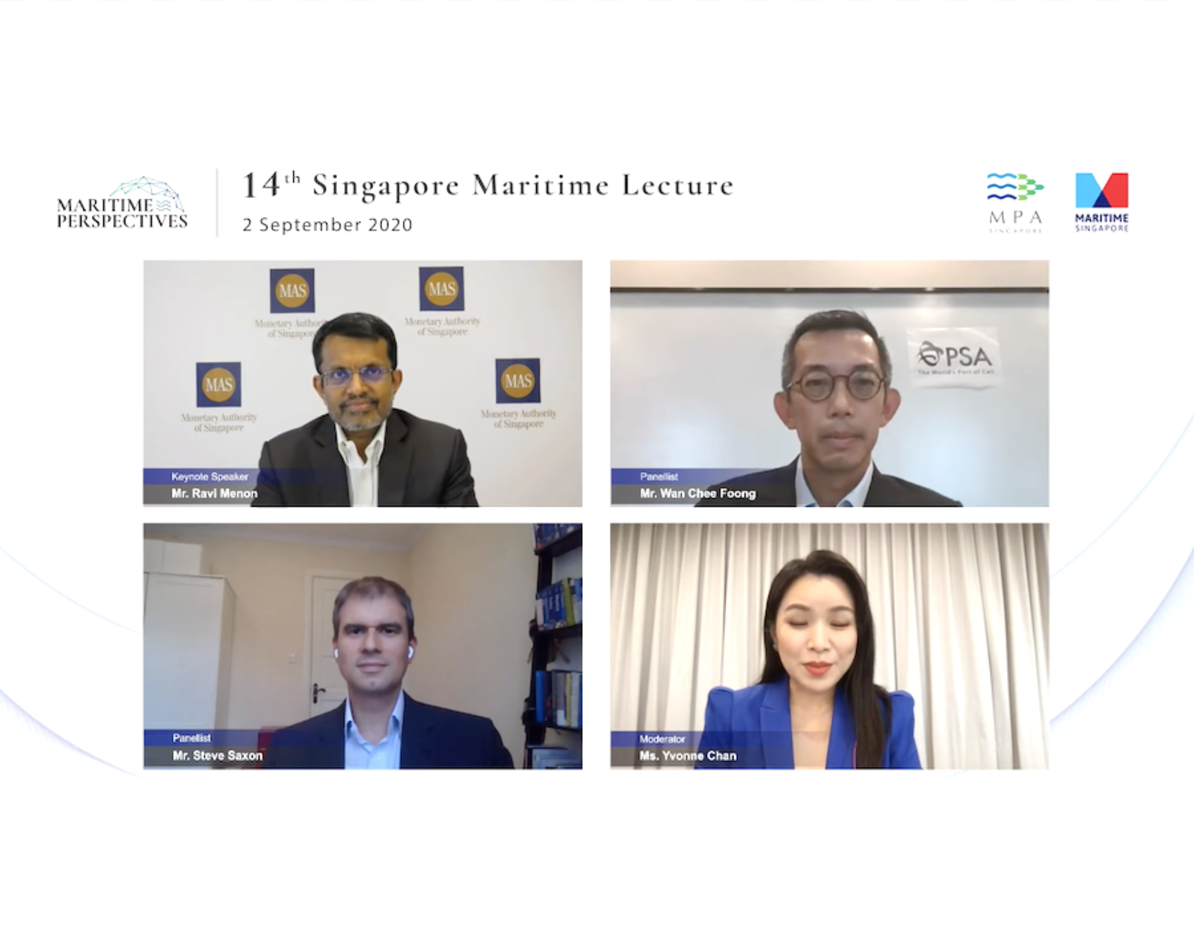 Singapore Maritime Lecture: Monetary Authority MD discusses industry transformation 26 Maritime Perspectives