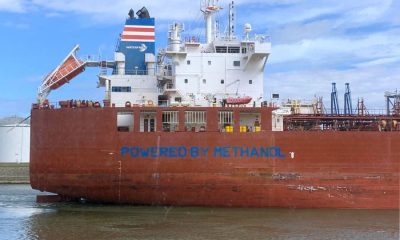 NYK methanol bunkering at Rotterdam port on 21 July 2021