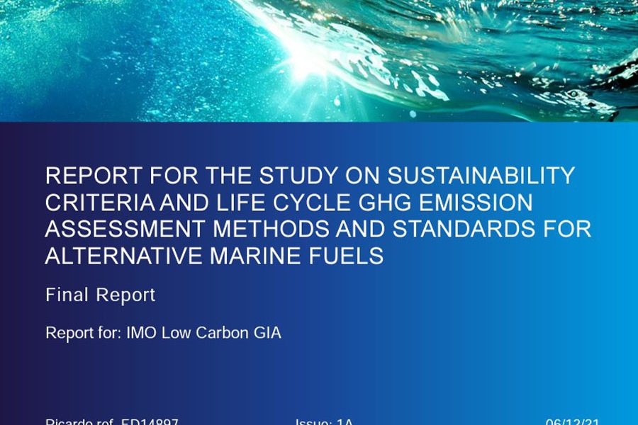 New fuels report focuses on sustainability and life cycle