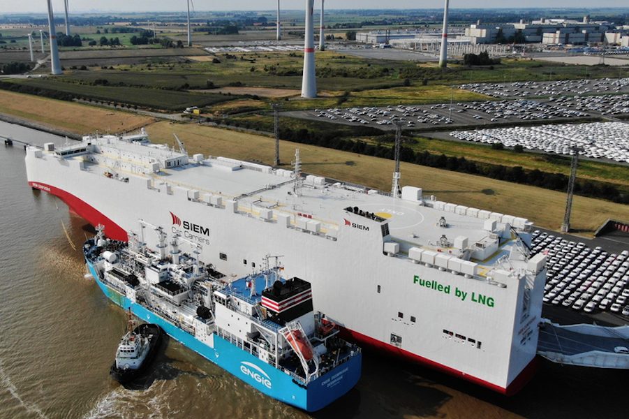 Niedersachsen Ports Port of Emden LNG Ship to ship bunkering