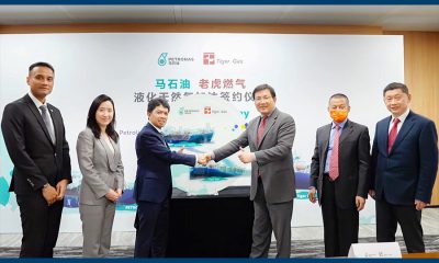 PETRONAS Cooperates with TIGER GAS in LNG Bunkering Business