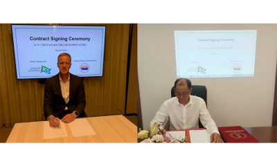 Photo Kanfer and Taizhou signing ceremony May 26 2021