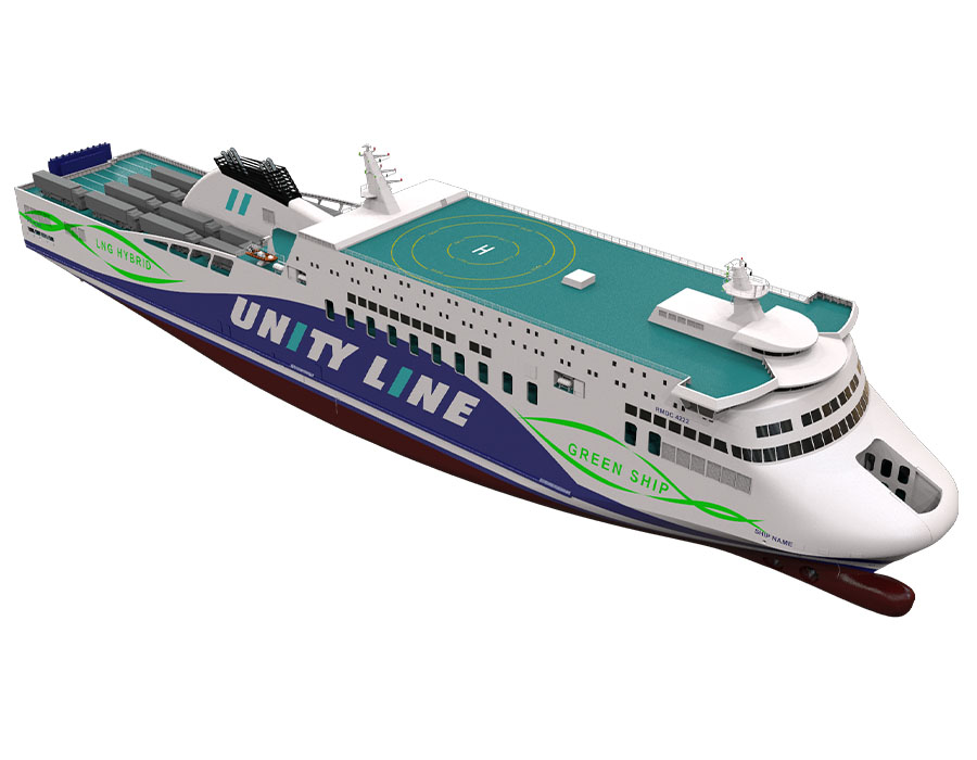 Polish RoPax vessels will operate on LNG fuel with Wartsila 31DF dual fuel engines