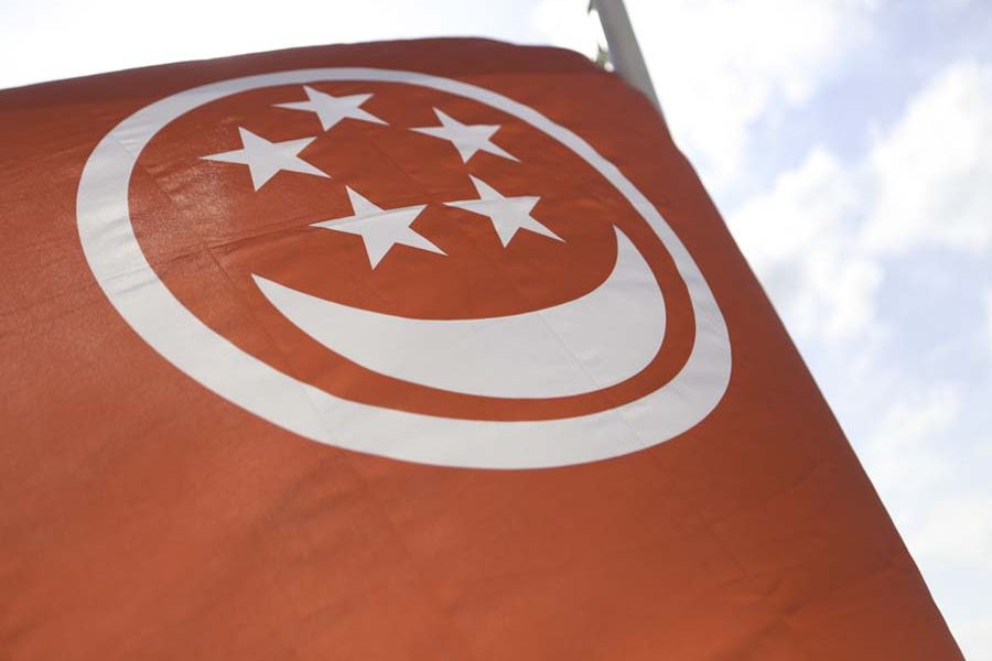 Singapore vessel flag