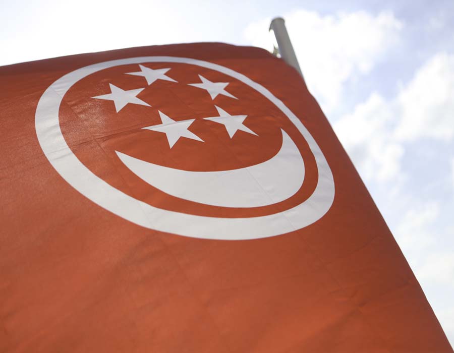 Singapore vessel flag
