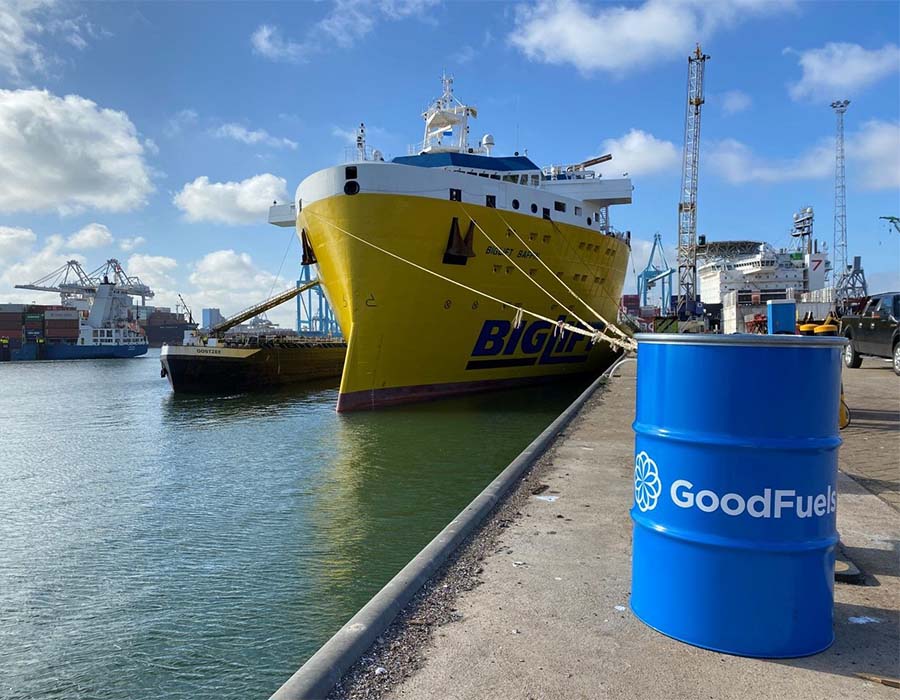 Spliethoff Group completes first biofuel trial using GoodFuels MDF1 01