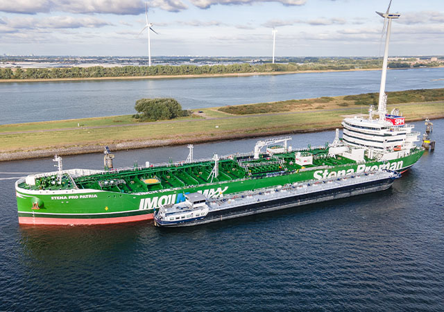 DNV: Taking methanol propulsion for MR tankers to the next level 27 T2 Tan 459 Stena Pro Patria bunkering in Rotterdam tcm71 242709