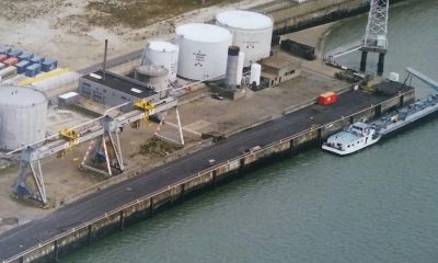 Total oil terminal at Zeebrugge