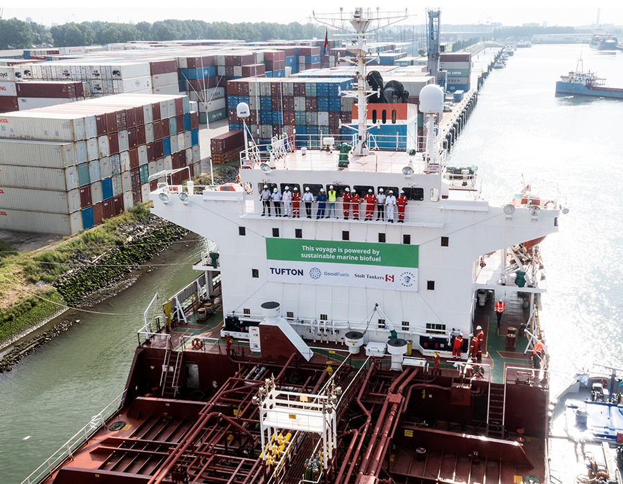 Tufton and GoodFuels complete marine biofuel voyage from North Europe to Canada 28 Tufton 21