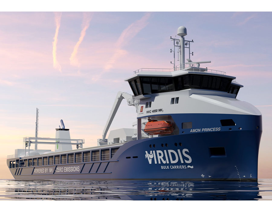Viridis Bulk Carriers granted public funding to build ammonia powered vessels