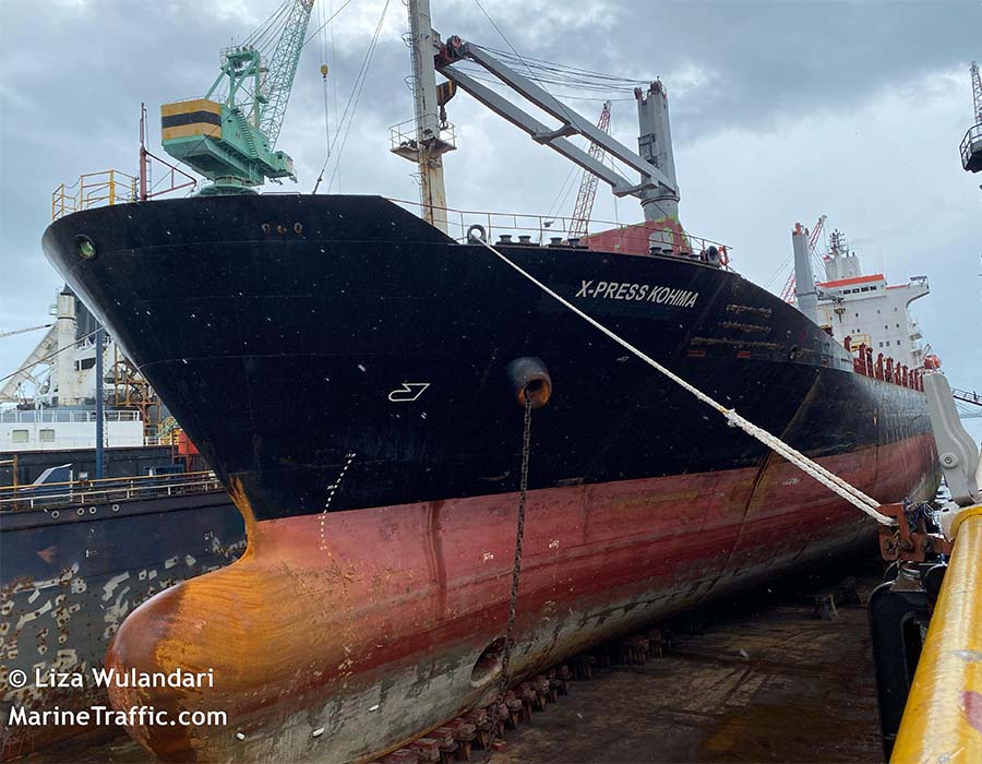 Sri Lanka: Trico Maritime arrests “X-Press Kohima”; seeks USD 622,000 claim over “X-Press Pearl” incident 26 X PRESS KOHIMA