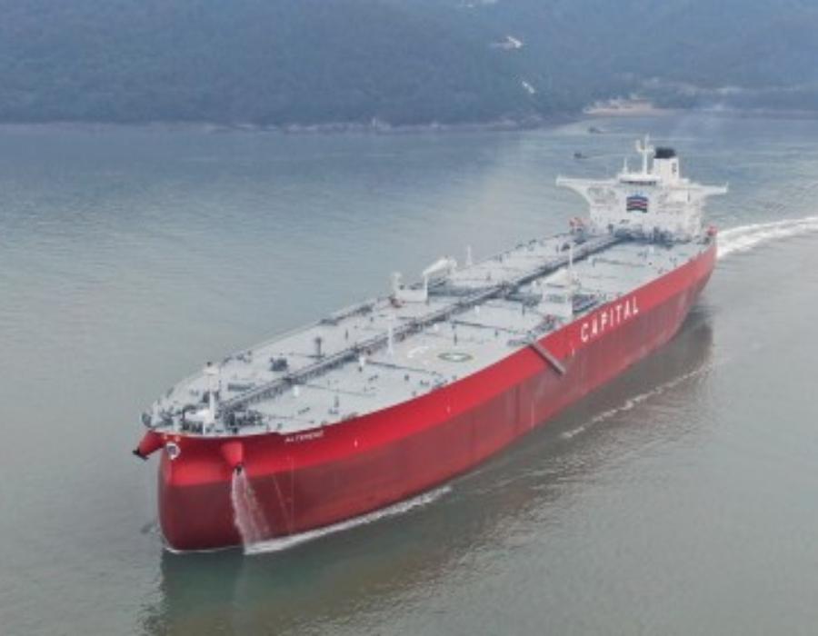 Capital Ship Management Corp. takes delivery of second ammonia- and LNG-ready VLCC 26 alterego
