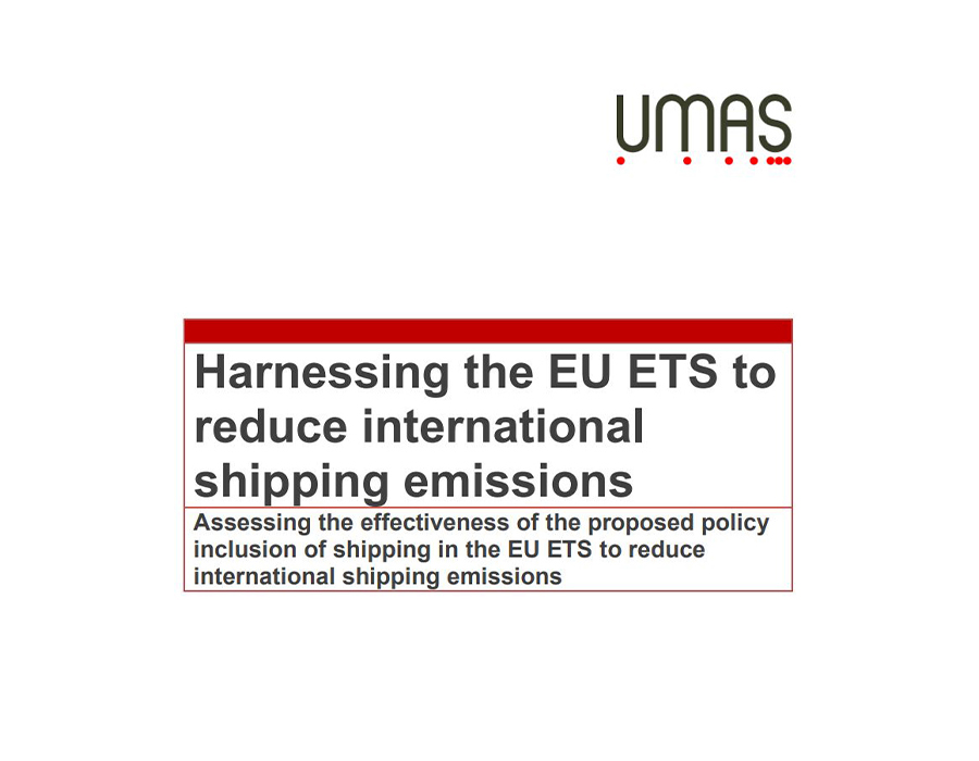 UMAS report highlights need to refine EU ETS to catalyse uptake of zero-emissions fuels 26 centered UMAS