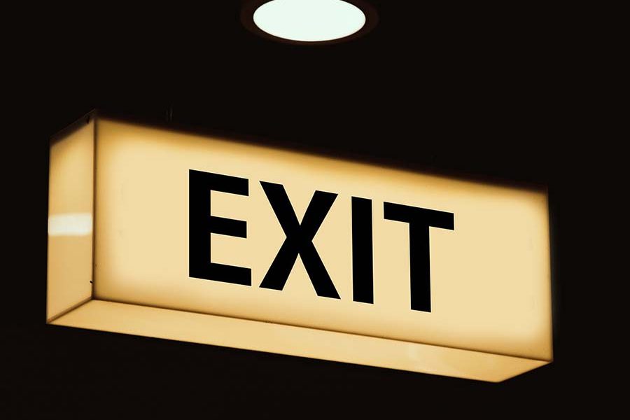 exit sign