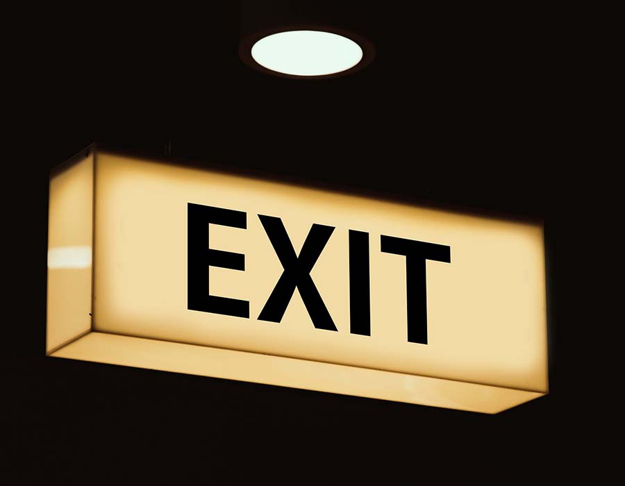 exit sign