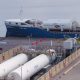 fure ven takes on lng fuel at eagle lngs talleyrand bunker station in jacksonville united states