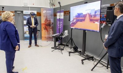 odfjell presents fuel cell to prime minister erna solberg foto sustainable energy catapult center