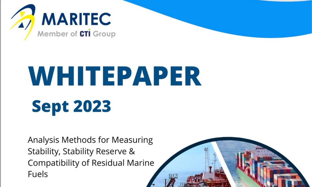 Singapore: Maritec releases whitepaper reviewing VLSFO bunker fuel 26 299