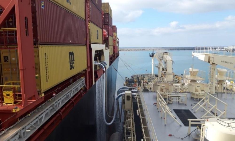 TotalEnergies Marine Fuels completes first LNG bunkering op of MSC boxship in Marseille 26 308
