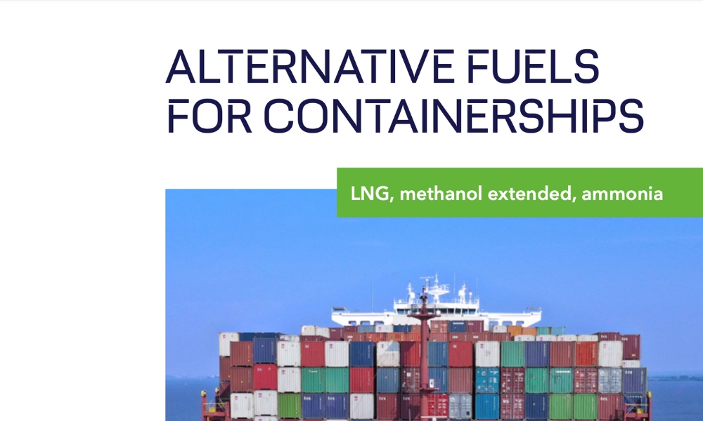 DNV paper outlines bunkering of alternative marine fuels for boxships