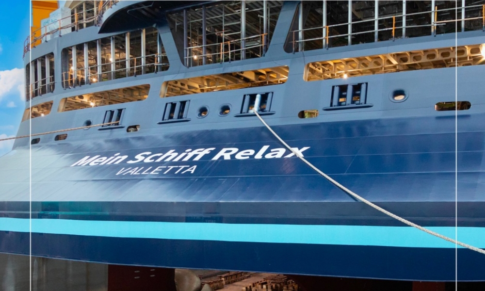 Fincantieri launches LNG dual-fuel cruise ship “Mein Schiff Relax”