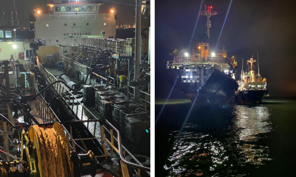 MMEA detains two Malaysia-registered tankers for illegal STS oil transfer 26 307