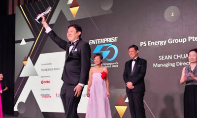 Sean Chua receives E50 award