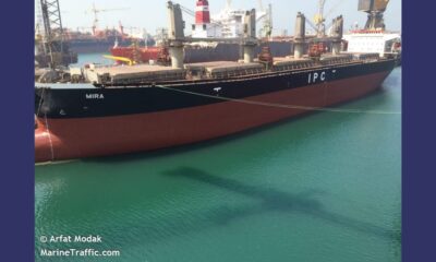 Singapore: Liberia-flagged bulk carrier “Mira” placed under Sheriff’s arrest