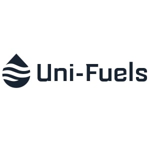 Uni Fuels logo advertisement white background