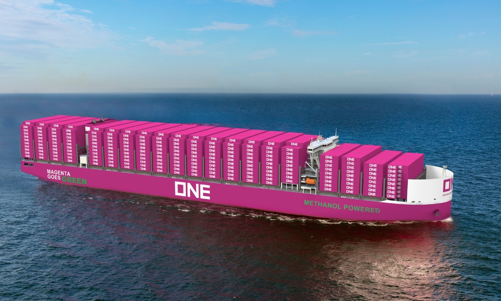 Singapore: ONE orders 12 methanol dual-fuel container ships from China-based shipbuilders 26 Singapore: ONE orders 12 methanol dual-fuel container ships from Chinese shipyards
