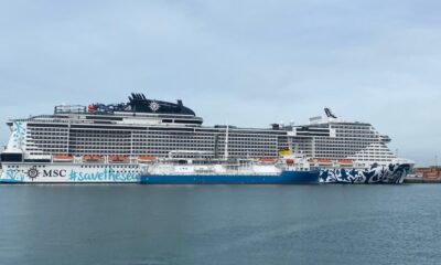 “MSC Euribia” becomes first cruise ship to be supplied LNG bunker fuel at Port of Cadiz