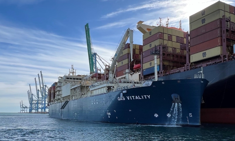 LNG bunker vessel “Gas Vitality” achieves 100th bunkering milestone in France
