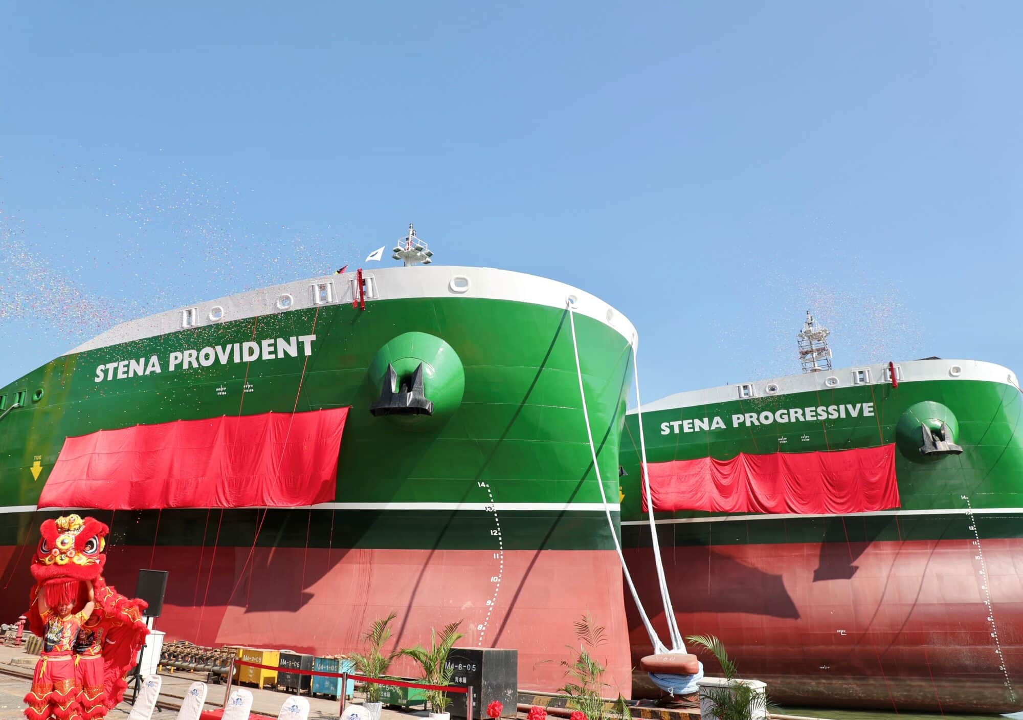 Stena Provident and Stena Progressive Proman 