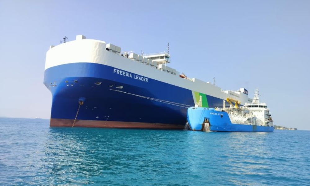 FueLNG reaches 150th STS LNG bunkering operation milestone in Singapore 26 FueLNG reaches 150th STS LNG bunkering operation milestone in Singapore